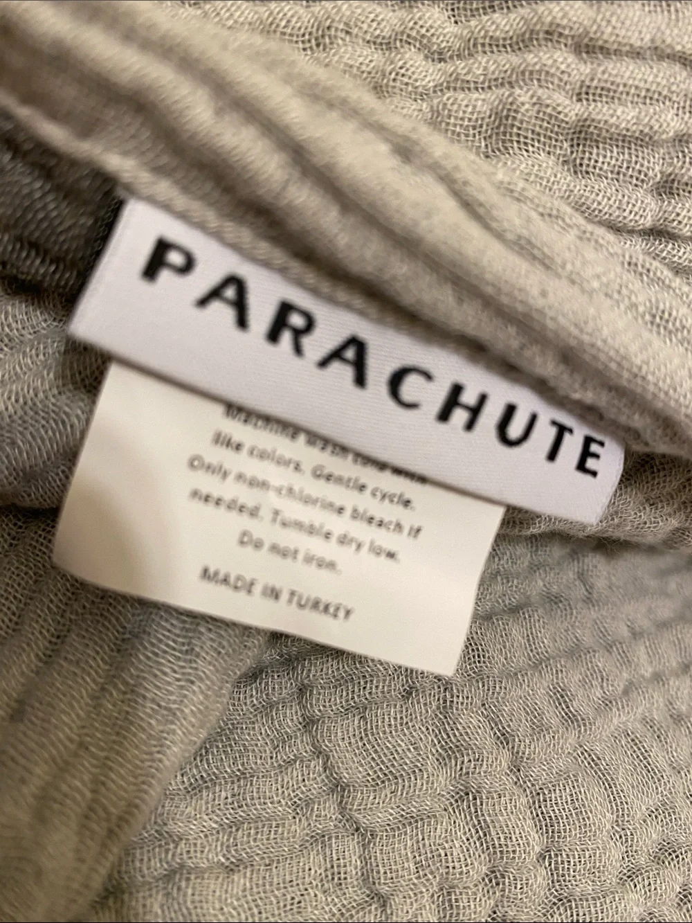 Parachute Cotton Light Gray King Size Pillow Cover Set - Soft Everyday Pair